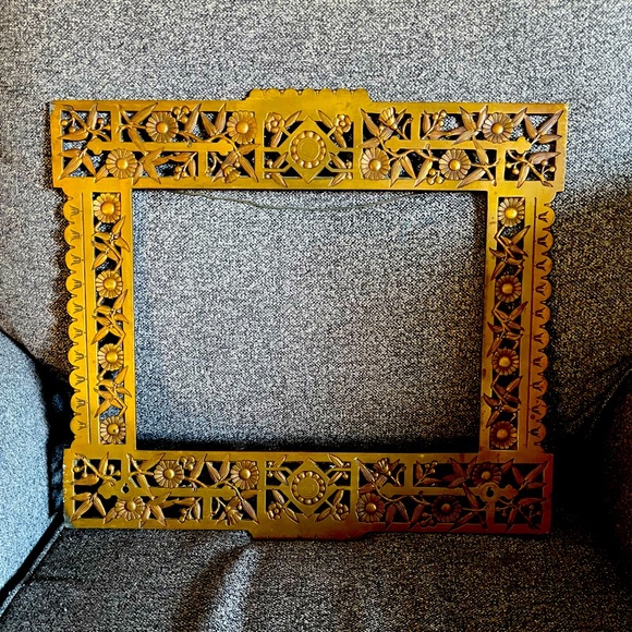 Solid brass antique frame made 1883 - Picture 1 of 3
